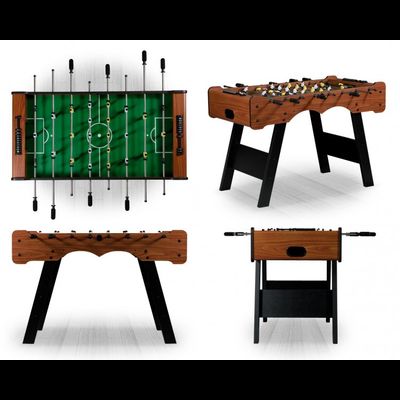 Настольный футбол (кикер) «Stuttgart» (122x61x81см, коричневый)