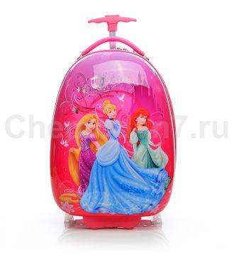 Детский чемодан Принцессы Диснея (Disney Princess) фуксия
