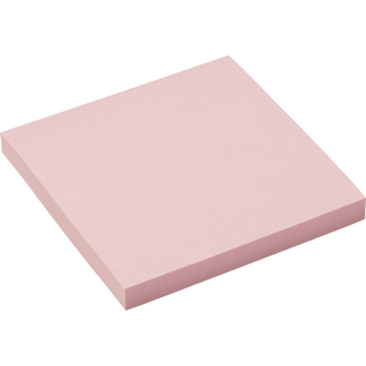 Блок-кубик Attache с клеевым краем 76х76, розовый (100 л)