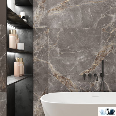 Керамогранит Laparet Nebula Grey 80 х 160 см полированный под мрамор