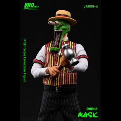 Маска, версия 1 (Стенли Ипкисс, "The Mask") - Коллекционная фигурка 1/12 SCALE Mask Action Figure (LR009A) - BROTOYS
