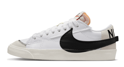 Nike Blazer Low 77 Jumbo (Белые с черным) Арт1 сбоку