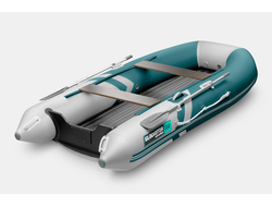 Моторная лодка GLADIATOR E330S морской зеленый-белый