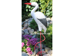 ЦАПЛЯ Красотка  81*28 см  0,8 кг  полистоун Россия 1594/012689*
