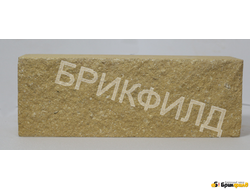 Кирпич полуторный ЕВРО "Шуба". Желтый. Кирпичный завод Брик Филд