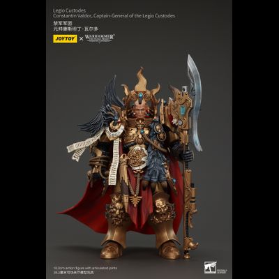 Константин Вальдор, генерал-капитан Легио Кустодес (Warhammer Horus Heresy) - КОЛЛЕКЦИОННАЯ ФИГУРКА 1/18 Legio Custodes Constantin Valdor Captain-General of the Legio Custodes (JT00942) - JOYTOY
