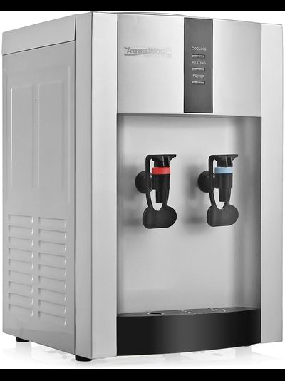 Кулер для воды Aqua Work 16-T/EN черный, с нагревом и компрессорным охлаждением