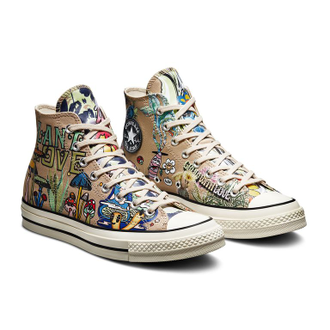 Кеды Converse Chuck 70 Plant Love высокие с рисунком