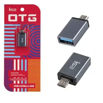 2009754506712 Переходник OTG  ISA G-08 USB3.0-MicroUSB, блистер
