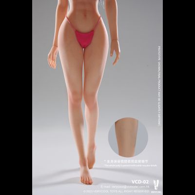 Супер-подвижное бесшовное женское тело (ТЕЛОИД) 1/6 - Articulated Silicone Medium Bust Female Body seamless legs (VCD-02A) - VERYCOOL