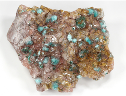 Брошантит, коллекционный образец, Марокко (73*57*28 мм, 131 г) №28628