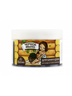 Floresan Мыло для бани и душа Таежное Черное