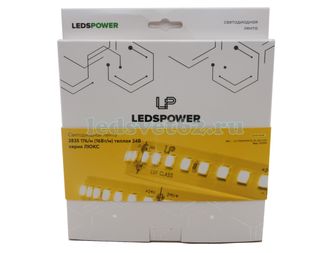 Светодиодная лента 24v-176led-16.0w-IP20 3000K SMD2835, LedsPower Lux