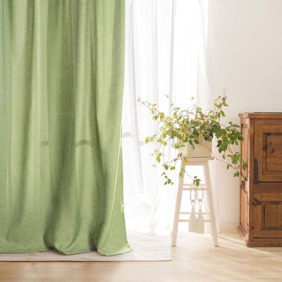 Шторы Рогожка Оливка