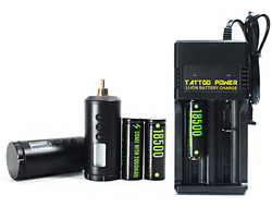 Автономный блок питания для тату машинок DP-1 (RCA)