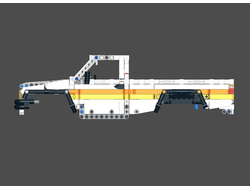 MOC2  Toyota Hilux Single Cab White / КУЗОВ (MOC2/Toyota)