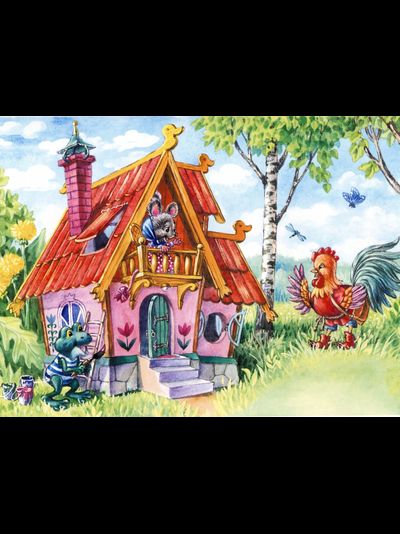 Купить греющую картину с фото теремок