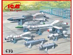 Сборная модель: (ICM 72213) Советское авиавооружение "воздух-земля"