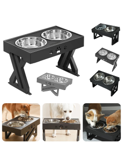 Столик с мисками Paws