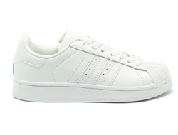 Adidas superstar Полностью белые (36-46) Арт: 003(MFI)