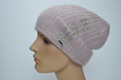 Вязаный головной убор зима 2024 2025 Vizio Collezione Италия