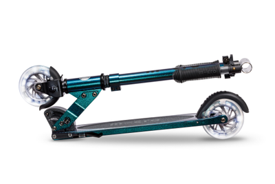 Самокат Micro Sprite жемчужно-зелёный LED