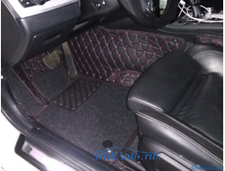 3D коврики в салон BMW 5 серия из экокожи