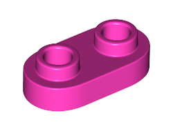 Plate, Round 1 x 2 with Open Studs, Dark Pink (35480 / 6271374)