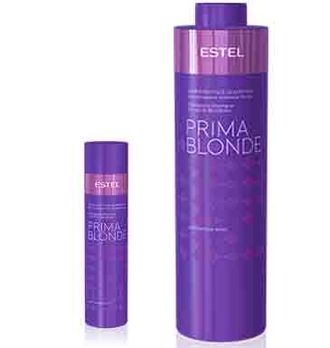 Серебристый шампунь для холодных оттенков блонд Prima Blonde