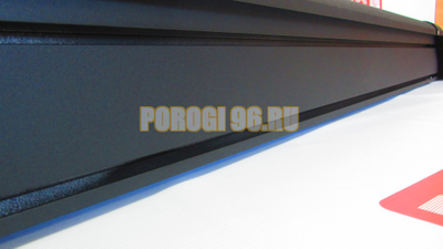 Пороги подножки "Luxe Black" 1700 мм для Great Wall HOVER 2005-2010