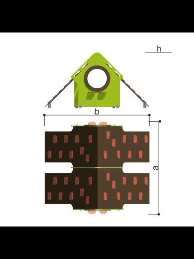 Игровой домик 30.07 Romana 115.44.00