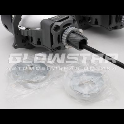 Билед модули Sariti S7 3.0 дюйма, 2 чипа, 5500К, 12V, 49W/58W, крепление 3R и съемное гаечное