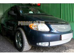 Защита радиатора Chrysler Voyager IV 2001-2004 chrome низ PREMIUM