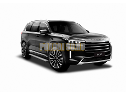 Пороги Slim Silver для Exeed VX 2021-2023