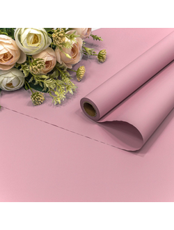 Пленка матовая "Корейская" 58см*10м Сиреневый ПР28/14