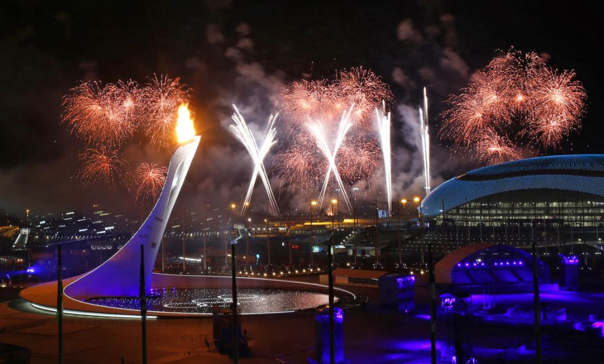 Открытие Олимпийских игр в Сочи. Источник фото: https://достижения.рф