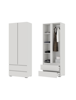 Хелен ШК 01 шкаф 2х створчатый Белый