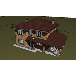 Двухэтажный дом с четырьмя спальнями 173м² (S51)