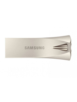 Флеш-память Samsung BAR Plus, 128Gb, USB 3.1 G1, металл, серебряный, MUF-128BE3/APC