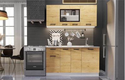 Кухня Хозяюшка 1,5 ЛДСП Вотан (ЭРА)