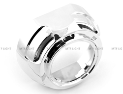 Маски MTF Light №132 для Bi-LED линз 3&quot;, хром, компл. 2шт.  MK132C