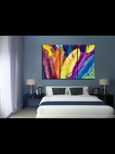 Модульная картина "Перья"