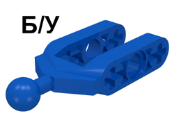 ! Б/У - Technic, Steering Knuckle Arm with Tow Ball, Blue (6572 / 657223) - Б/У