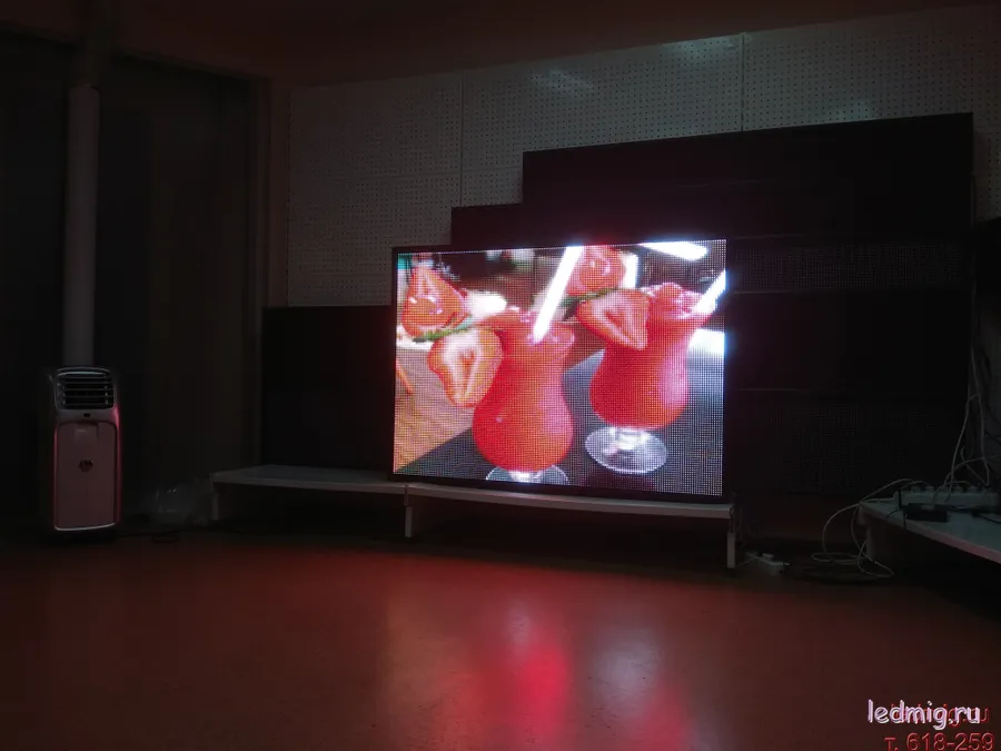 Светодиодное табло RGB, шаг пикселя Р8