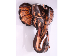 Модель № W18: настенная маска "Голова слона"