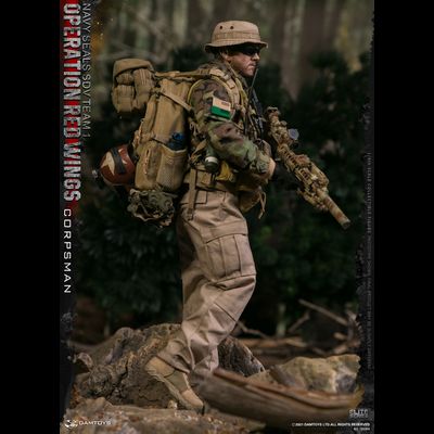 Полевой медик, операция "Красные крылья" - Коллекционная ФИГУРКА 1/6 Operation Red Wings - NAVY SEALS SDV TEAM 1 Corpsman (78084) - DAMTOYS