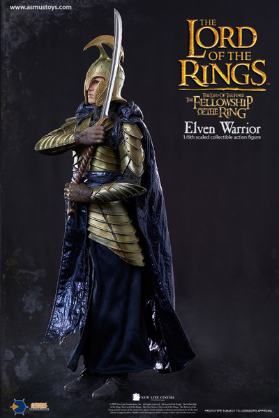 Эльфийский воин ("Властелин Колец") - Коллекционная ФИГУРКА 1/6 scale THE LORD OF THE RINGS SERIES  ELVEN WARRIOR (LOTR027W) - Asmus Toys
