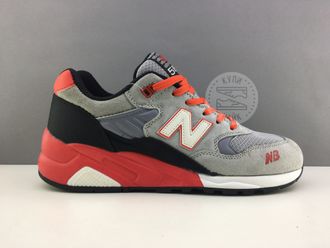 New Balance 580 Серые с красным (42) Арт. 012M(R)