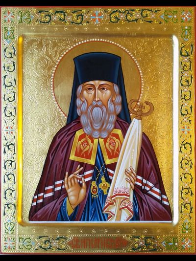 Игнатий Брянчанинов, Святитель. Рукописная икона.