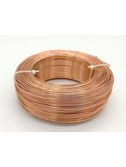 Проволока алюминиевая, 1,5 мм 10 м цвет медный